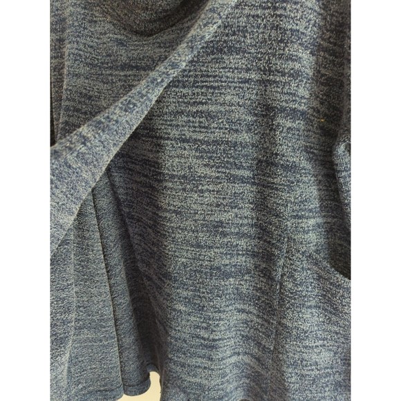 AXYEH Women's M Blue Wrap Cowl Knit Sweater Oversized Stretch Cozy - Picture 10 of 11